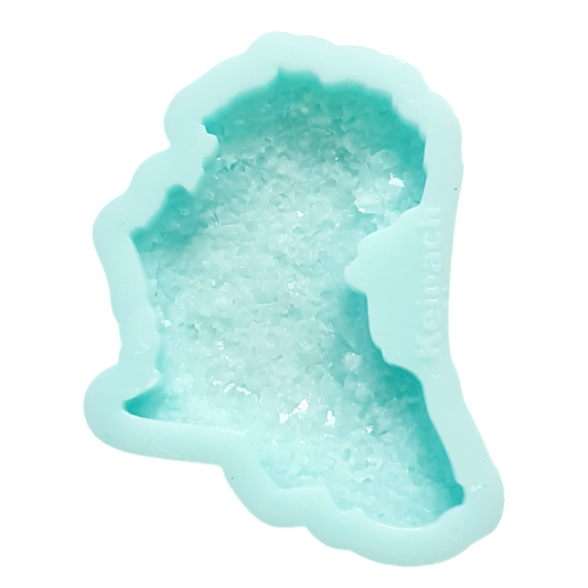 Druzy Africa Pendant Silicone Resin Mould - Keipach