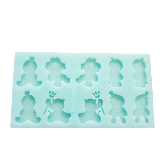 Voodoo Studs Set Silicone Resin Mould - Keipach