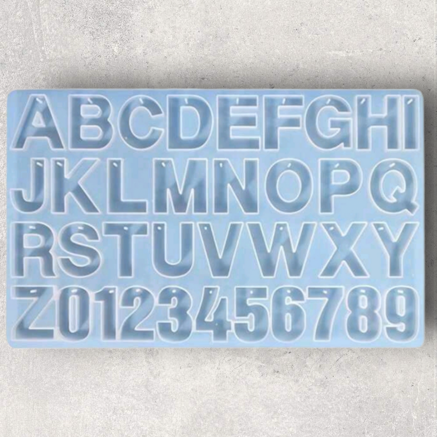 Alphabet Keychain Silicone Mould