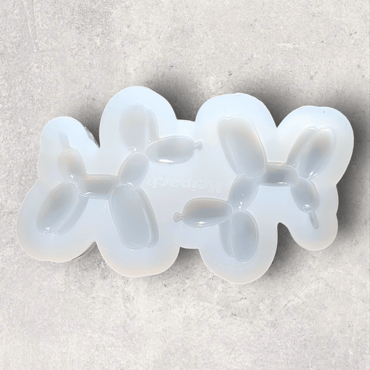Balloon Dog Earrings Silicone Resin Mould - Keipach