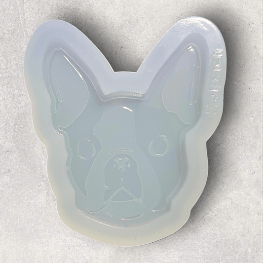 Boston Terrier Silicone Resin Mould - Keipach