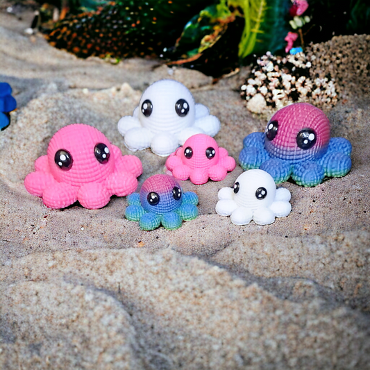 Crocheted Baby Octopus - Keipach