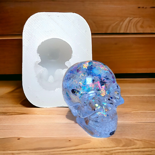 Full Skull Pendant Silicone Resin Mould - Keipach