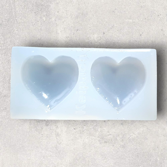 Heart Studs Silicone Resin Mould - Keipach