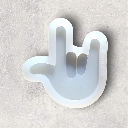I Love You Hand Sign Silicone Resin Mould - Keipach