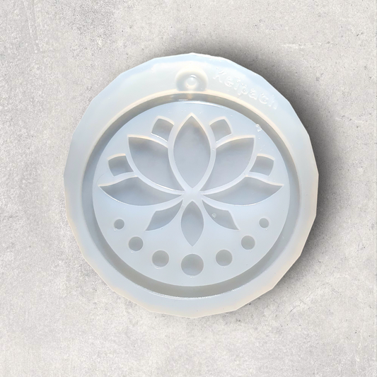 Lotus Pendant Silicone Resin Mould - Keipach