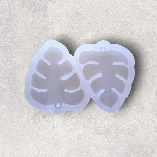 Monster Leaf Earrings Silicone Resin Mould