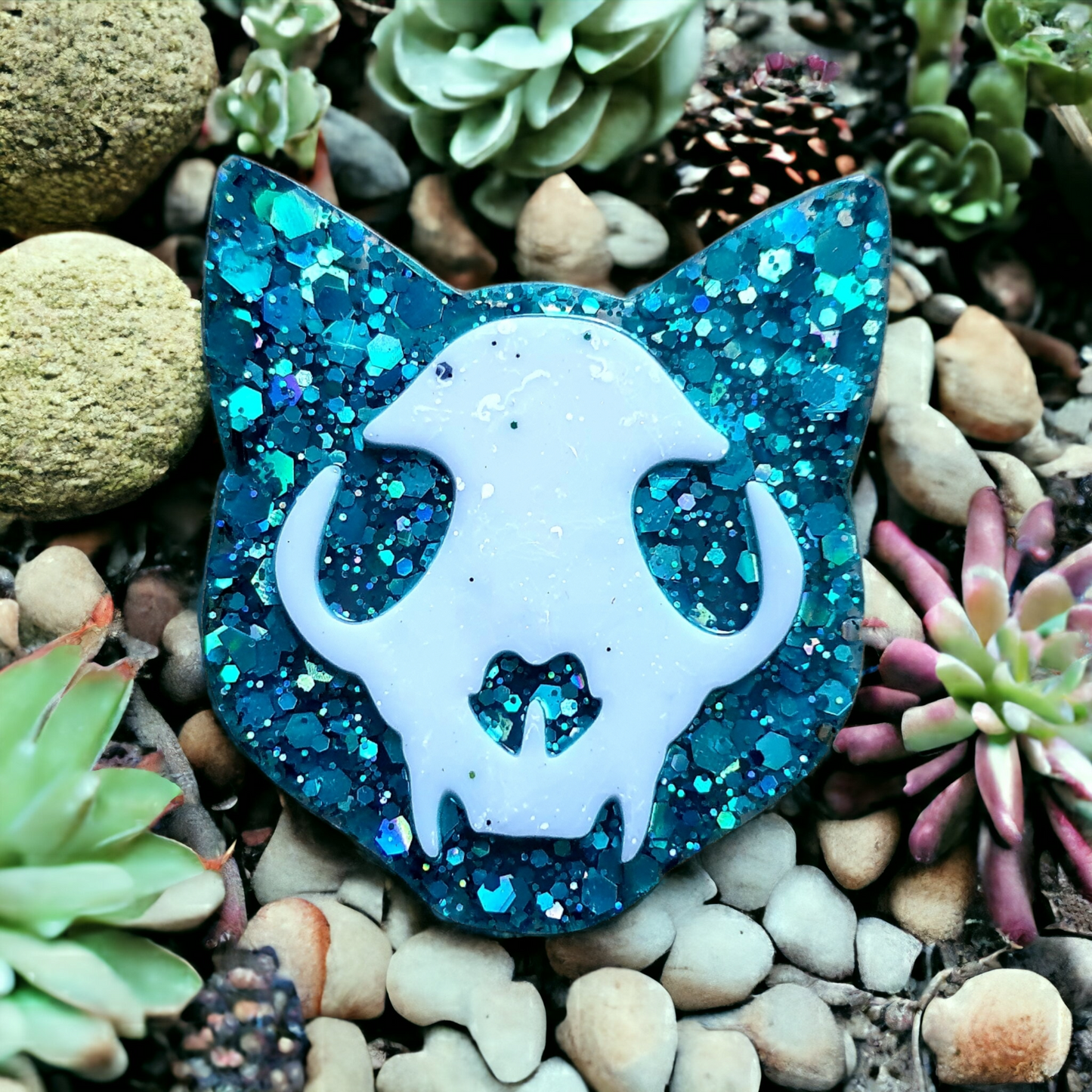 Cat Skull Silicone Resin Mould - Keipach