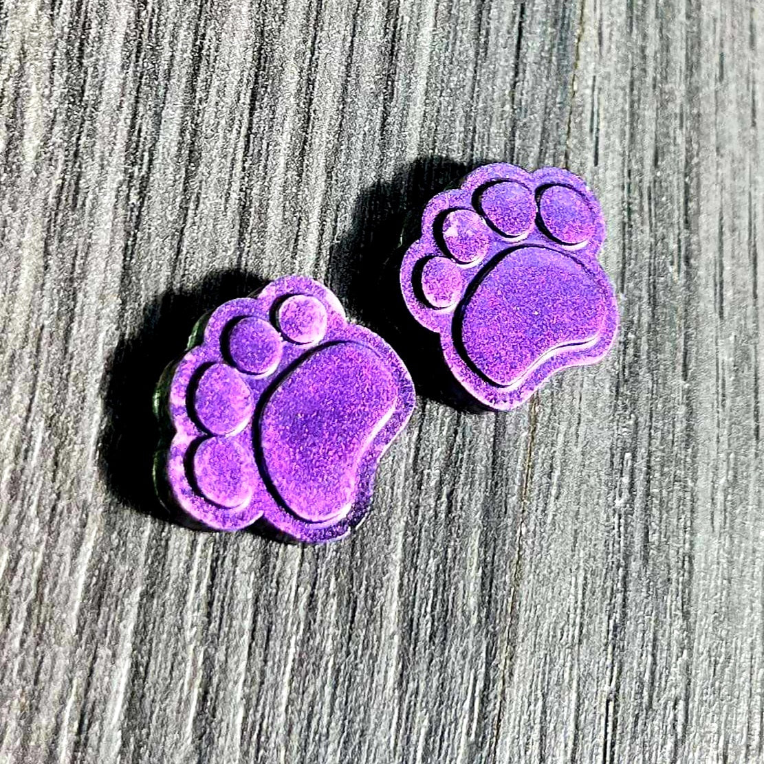 Paw Stud Silicone Resin Mould - Keipach