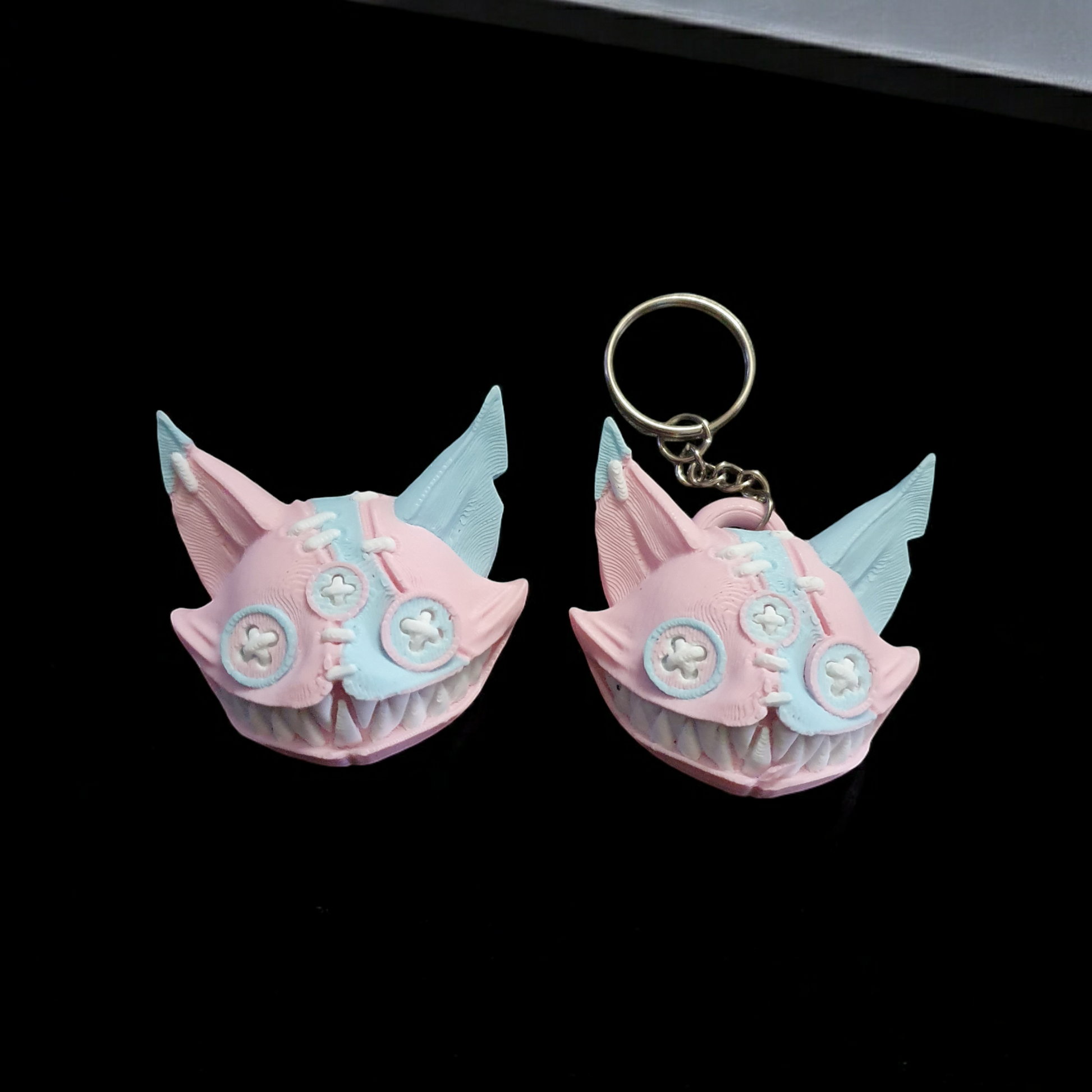 Stuffed Kitty Keychains / Magnets