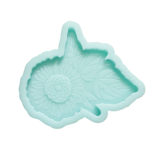 Sunflower Pendant Silicone Resin Mould - Keipach