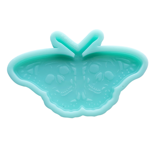 Butterfly With Skull Wings Silicone Resin Mould - Keipach