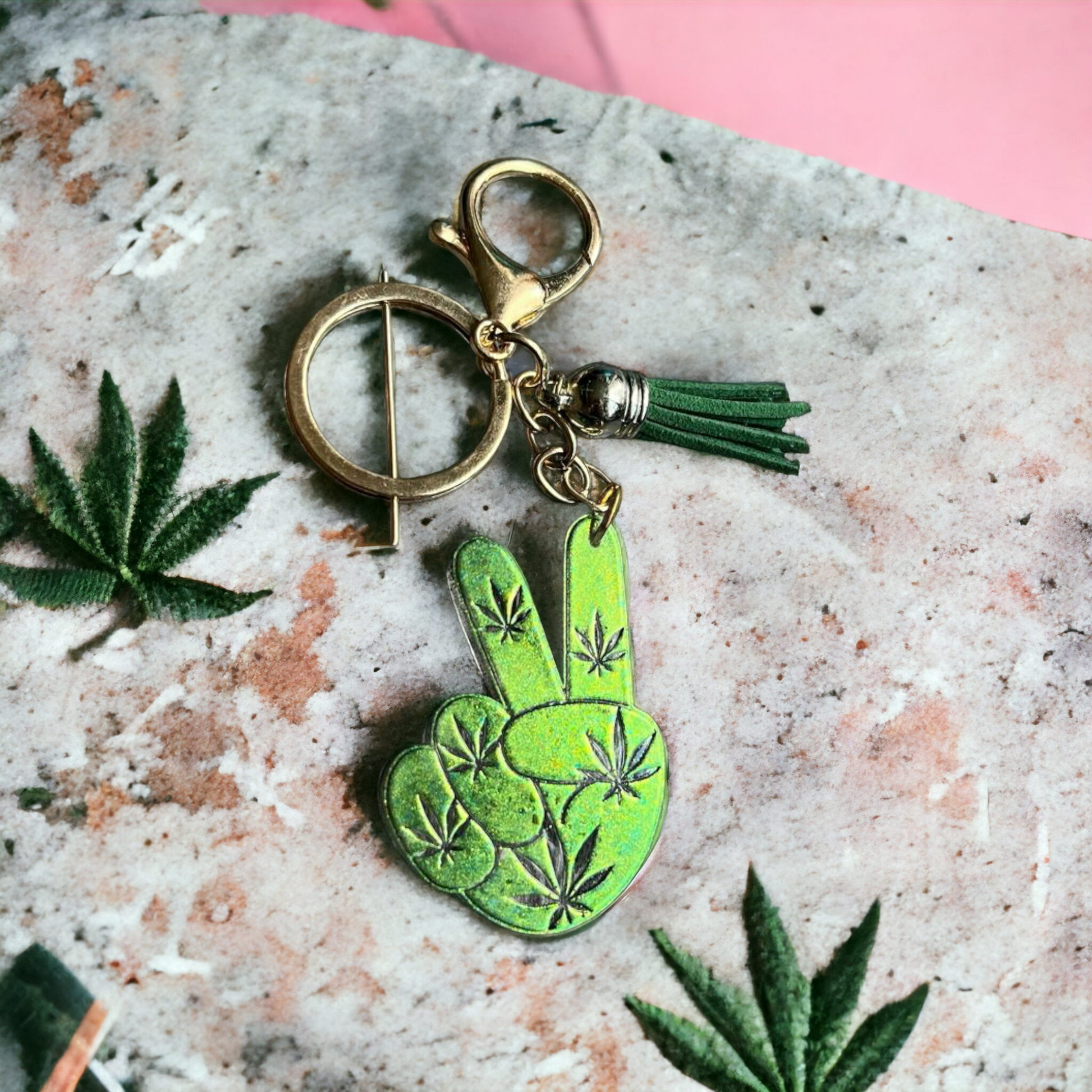 Cannabis Peace Silicone Resin Mould - Keipach