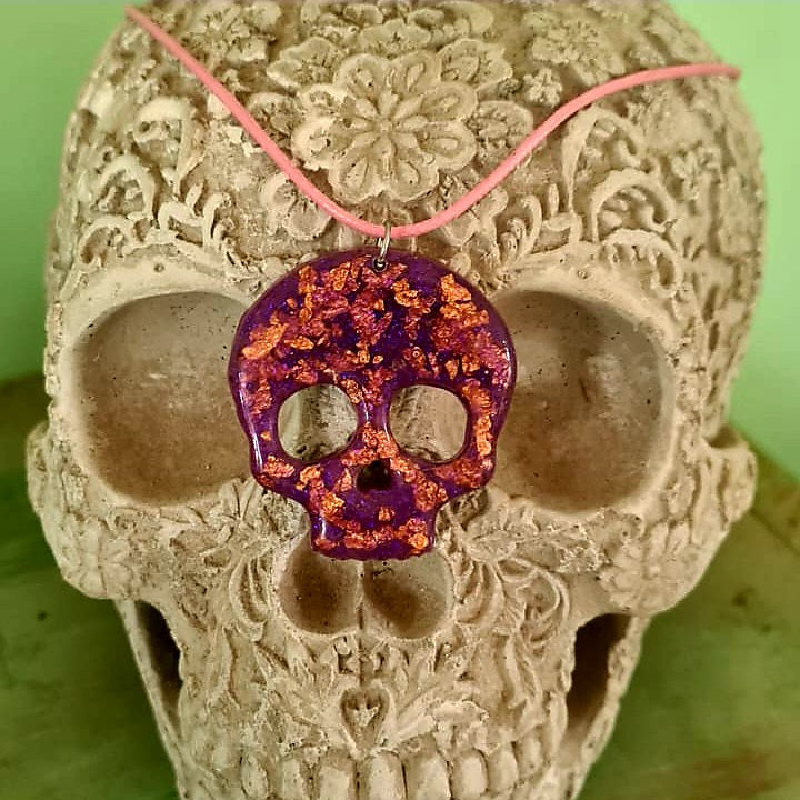 Skull Pendant Silicone Resin Mould - Keipach