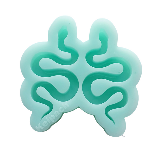 Snake Earrings Silicone Resin Mould - Keipach