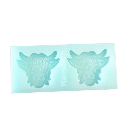Highland Cow Studs Silicone Resin Mould - Keipach