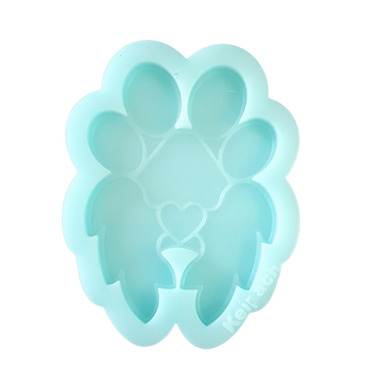 Paw With Angel Wings Silicone Resin Mould - Keipach