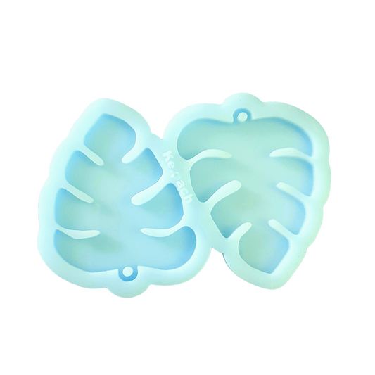 Monster Leaf Earrings Silicone Resin Mould - Keipach