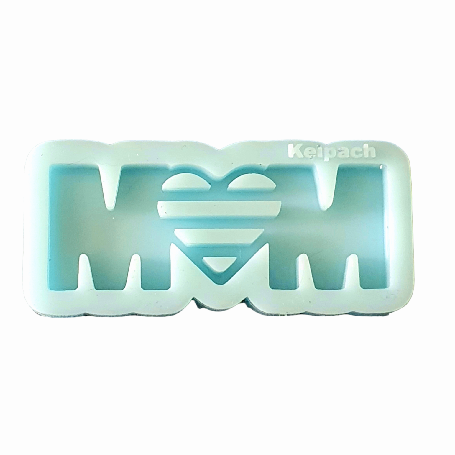 "Mom" Heart Silicone Resin Mould - Keipach