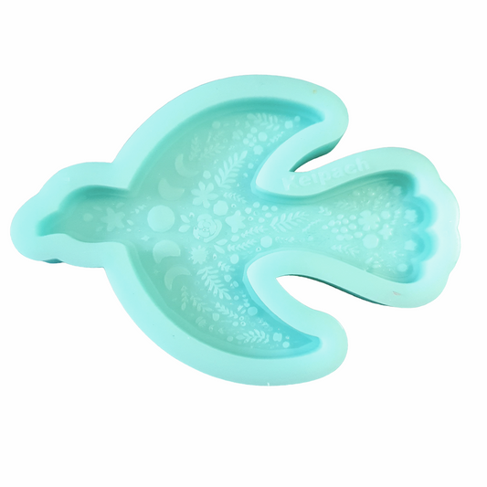 Floral Bird Silicone Resin Mould - Keipach