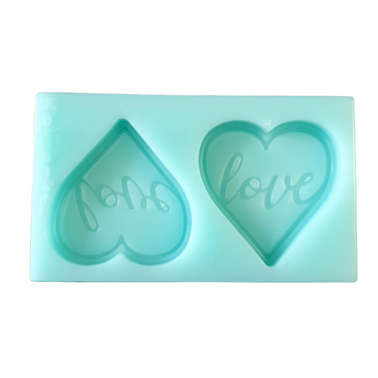 "Love" Studs Silicone Resin Mould - Keipach