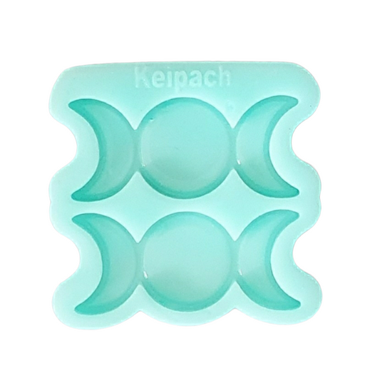 Moon Phase Earrings Silicone Resin Mould - Keipach