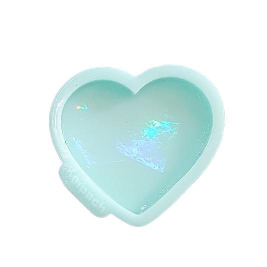 Holographic Heart Silicone Resin Mould - Keipach