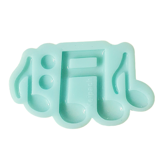 Music Note Set Silicone Resin Mould - Keipach