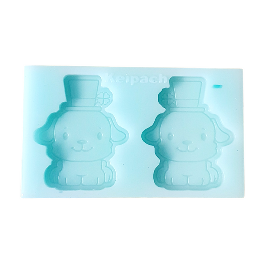 Lucky Puppy Studs Silicone Resin Mould - Keipach