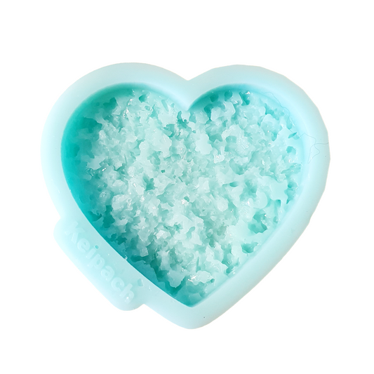 Druzy Heart Silicone Resin Mould - Keipach