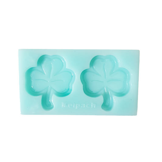Clover Studs Silicone Resin Mould - Keipach