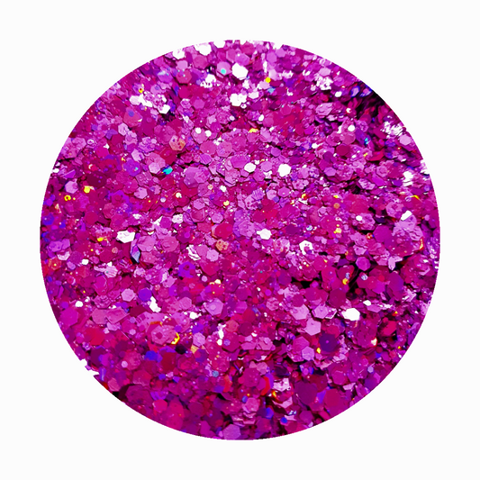 Chunky Holographic Glitter - Very Berry - Keipach
