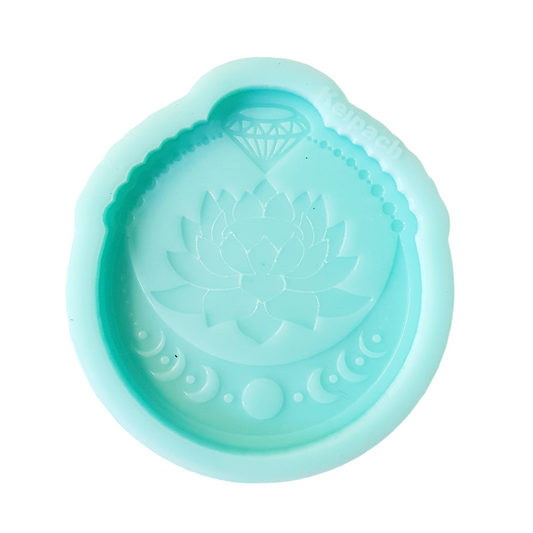 Lotus Moon and Diamond Silicone Resin Mould - Keipach