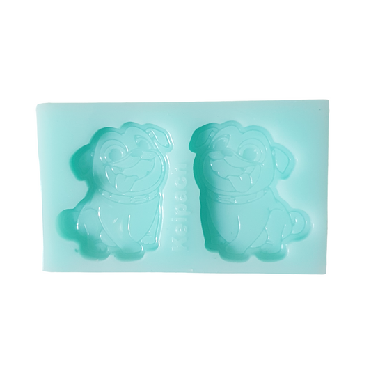 Pug Studs Silicone Resin Mould - Keipach