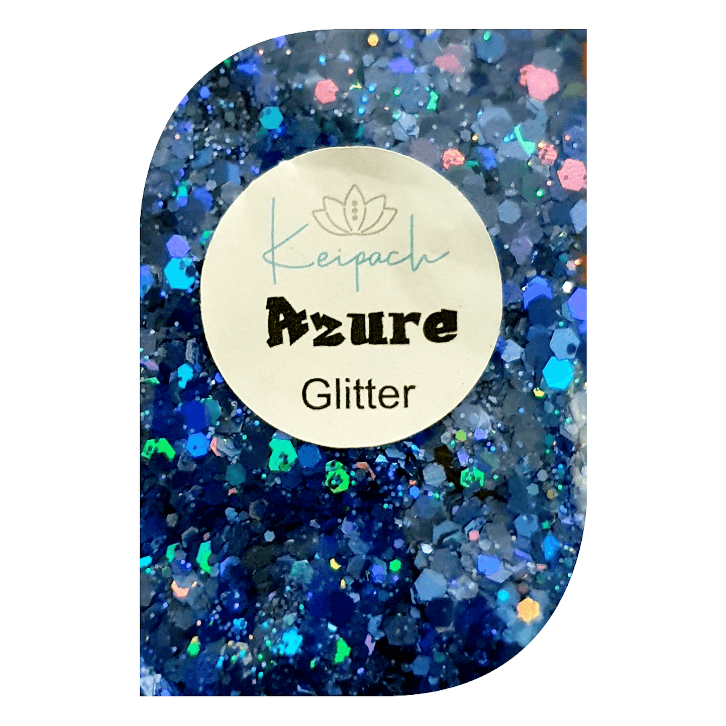 Chunky Holographic Glitter - Azure - Keipach