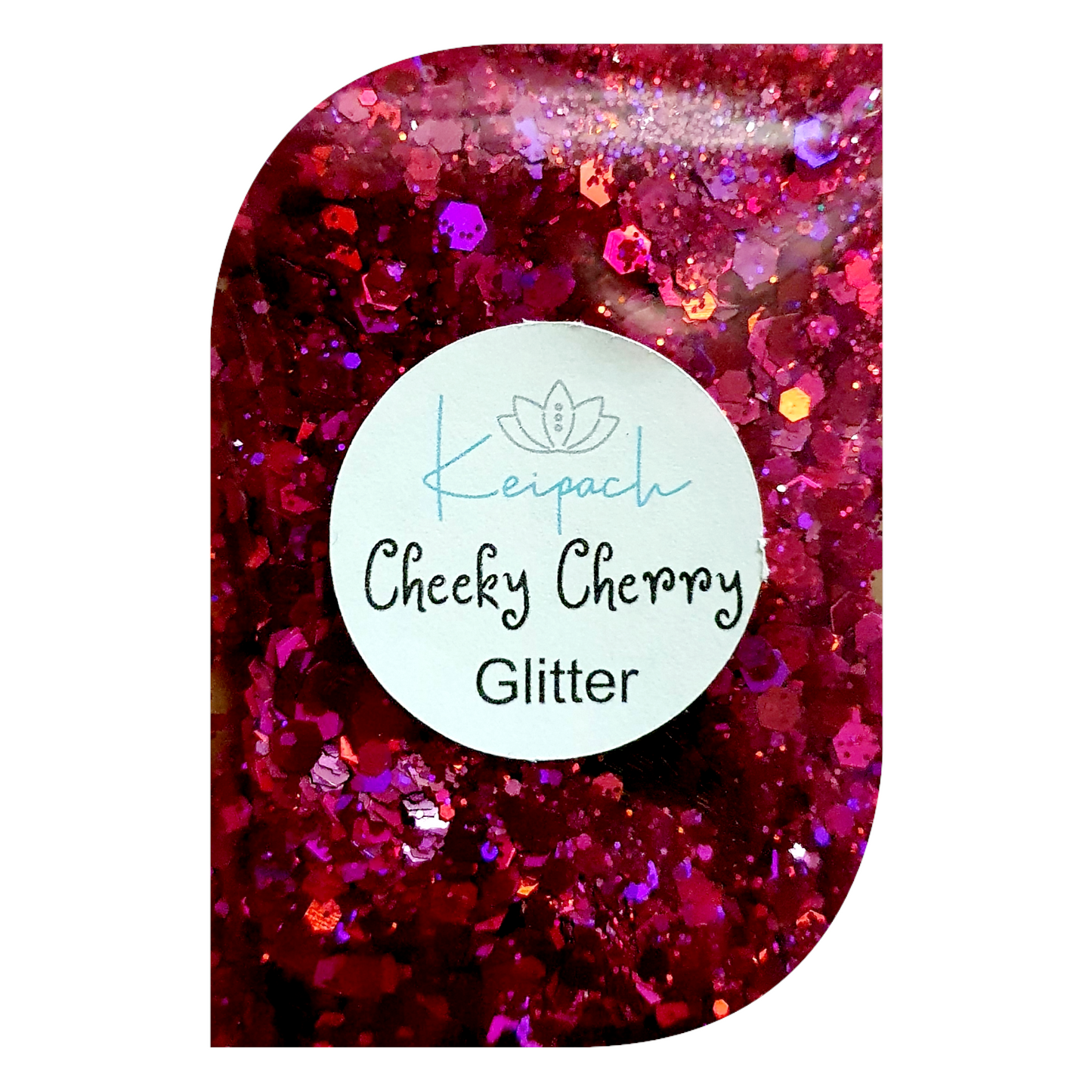 Chunky Holographic Glitter - Cheeky Cherry - Keipach