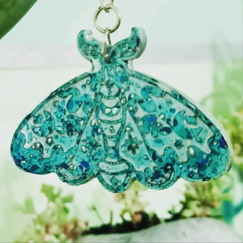 Mystical Moth Silicone Resin Mould - Keipach