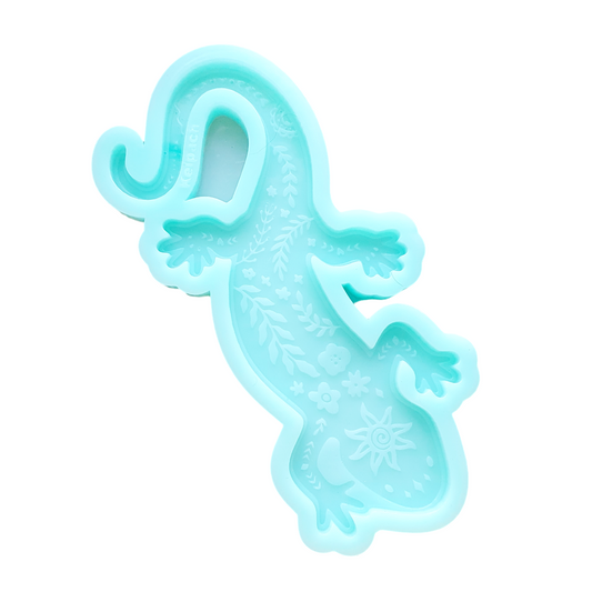Floral Gecko Silicone Resin Mould - Keipach