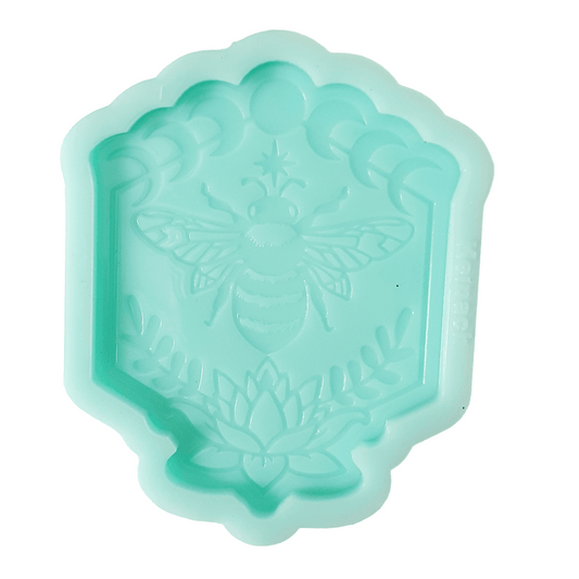 Bee and Lotus Silicone Resin Mould - Keipach