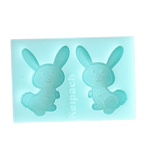 Bunny Studs Silicone Resin Mould - Keipach