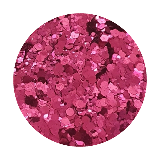 Chunky Glitter - Passion Pink - Keipach