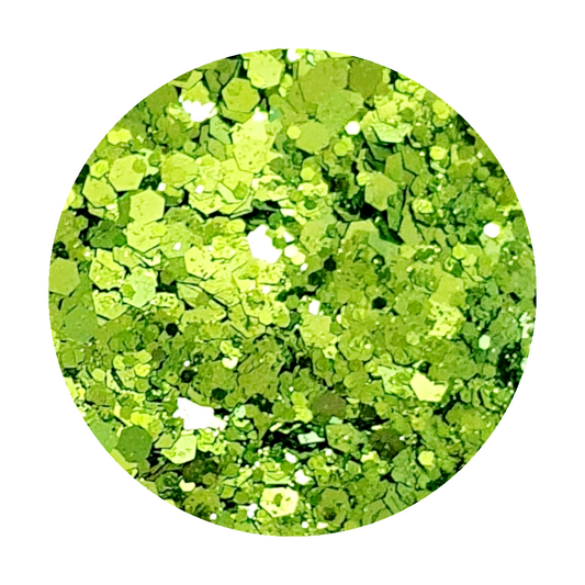 Chunky Glitter - Lime Green - Keipach