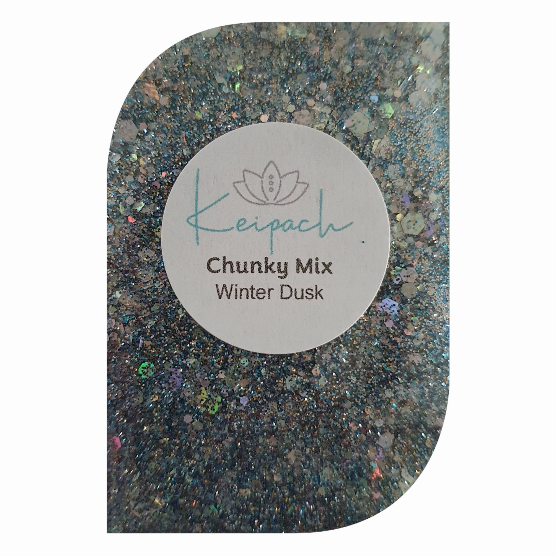 Chunky Holographic Glitter Mix - Winter Dusk - Keipach