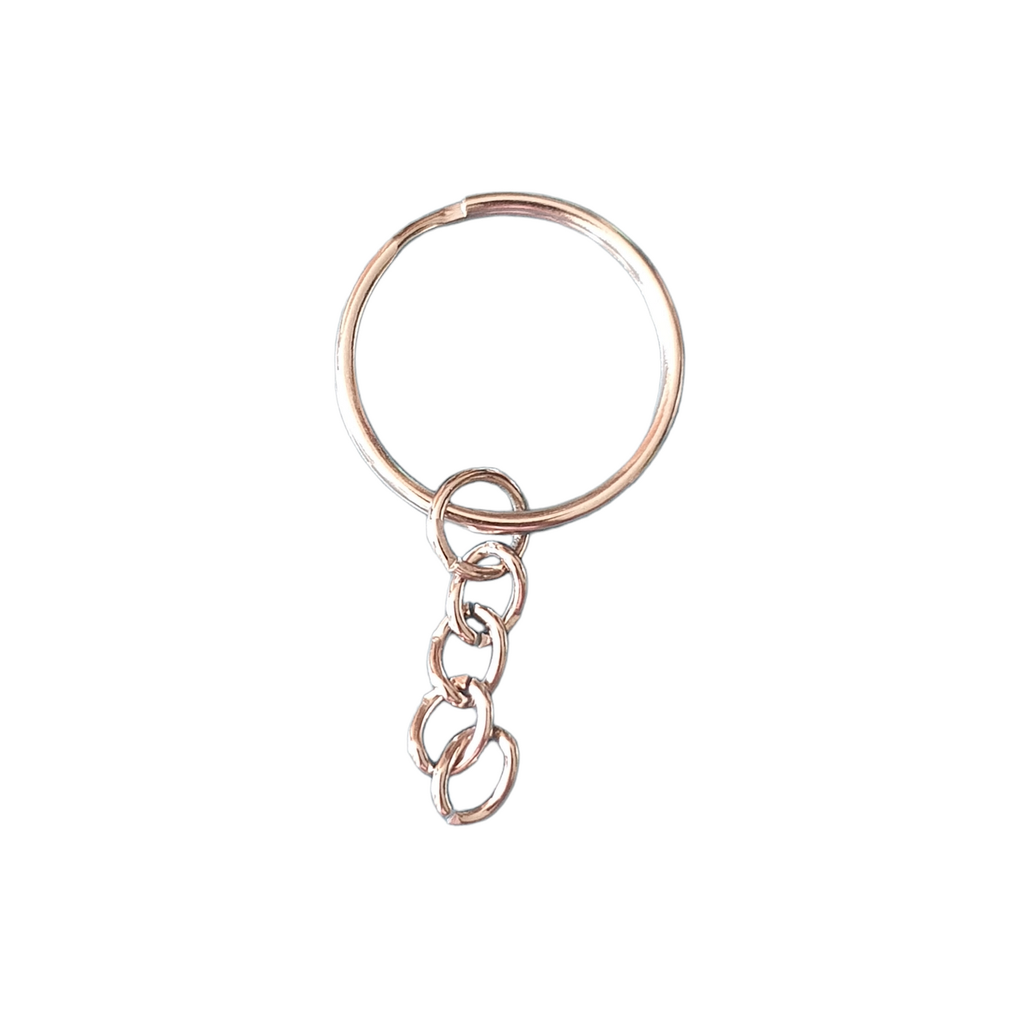 Keyring With Chain 25x2mm - Silver - Keipach