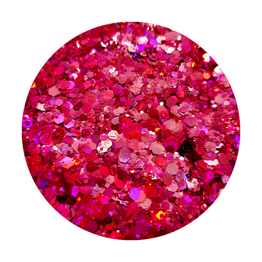 Chunky Holographic Glitter - Cheeky Cherry - Keipach