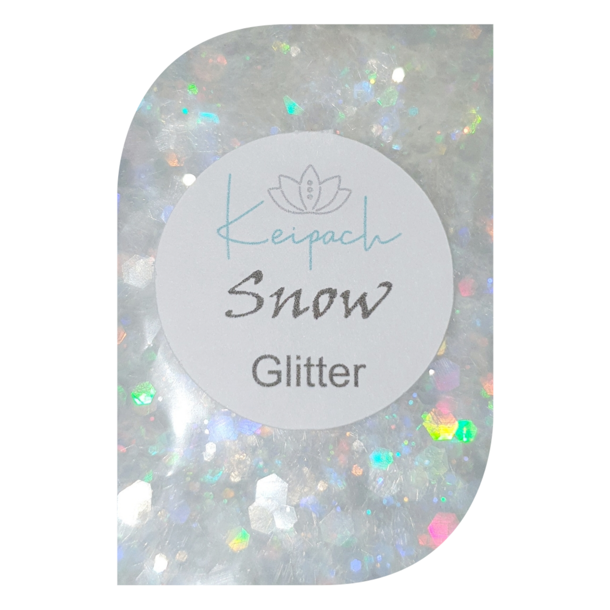Chunky Holographic Glitter - Snow - Keipach