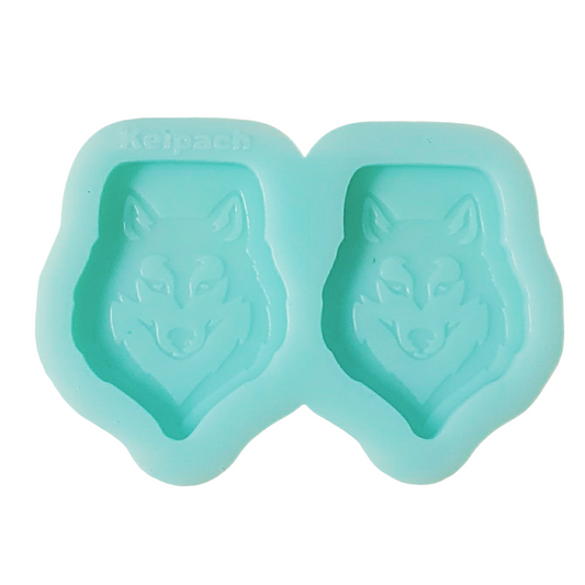 Wolf Earrings Silicone Resin Mould - Keipach