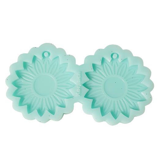 Flower Earrings Silicone Resin Mould - Keipach