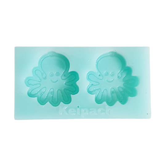 Octopus Studs Silicone Resin Mould - Keipach