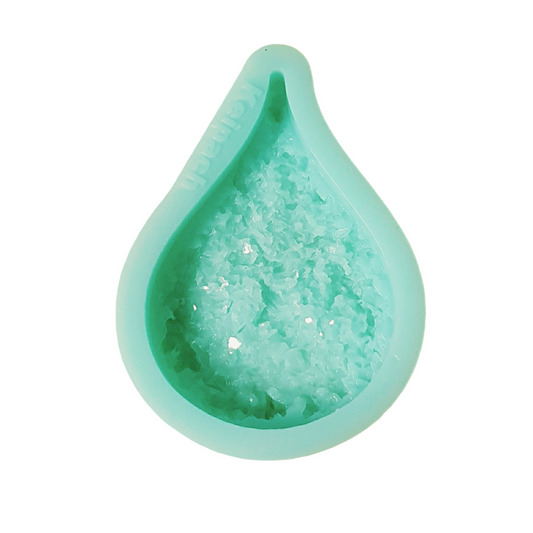 Druzy Teardrop Silicone Resin Mould - Keipach